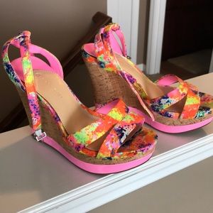 Pink Gianni Bini Wedge